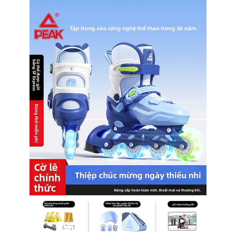 Giày trượt patin Pike dành cho bé trai, giày trượt patin dành cho bé gái, giày trượt patin dành cho 