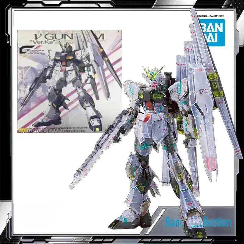 Bandai MODEL KIT GUNDAM MG RX-93 ν Gundam 1/100 Anime Action Figure Assembly Toys Model Gifts For bo