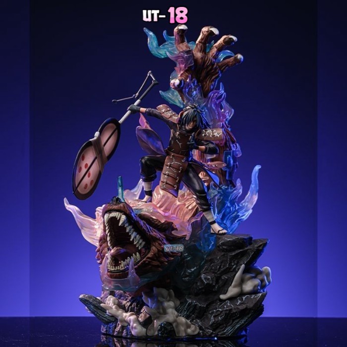 Naruto GK Mạnh Mẽ Chín Đuôi Susanoo Sasuke Madara Hình Tượng Mẫu Vật Trang Trí
