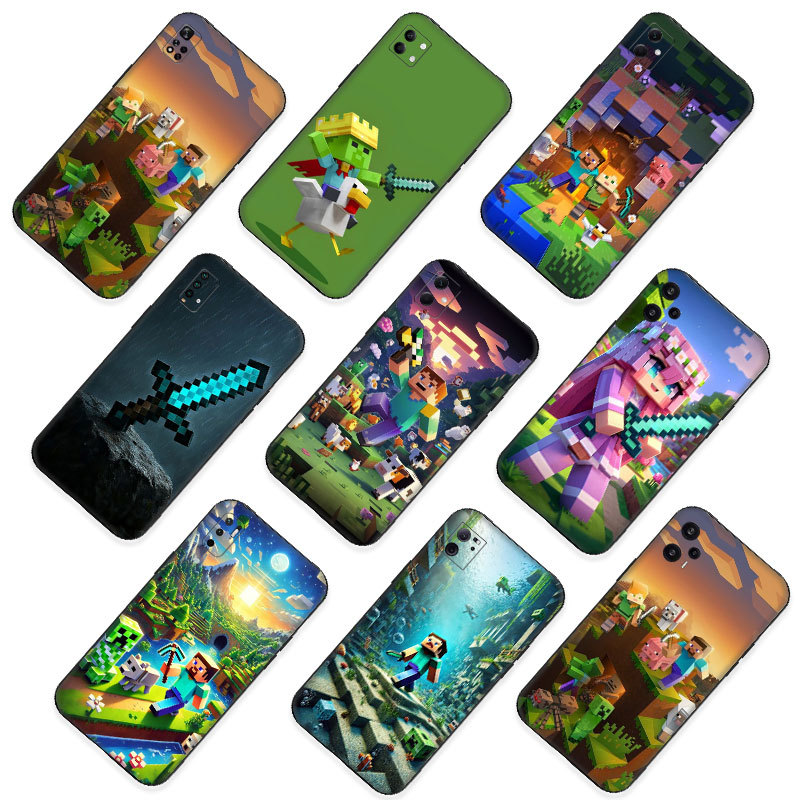 Tạo thế giới chơi game của tôi  G5 cho Xiaomi POCO F5 Pro C65 C55 X5 M6 F6 Khả năng tương thích Vỏ đ