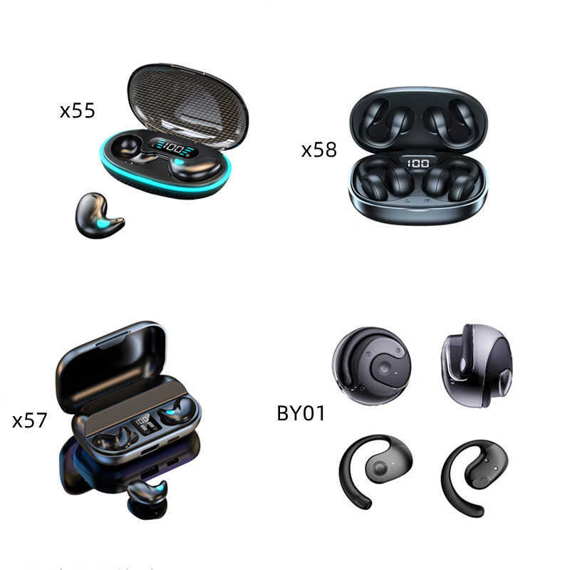Tai nghe ngủ X55 Tuổi thọ pin dài Tai nghe Bluetooth không phải Tai nghe không dây trong tai Bluetoo