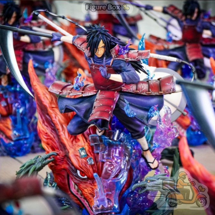 Phiên bản khắc lại của JT Burning Wind Madara Madara có thể chiếu sáng hình hai chiều mô hình anime