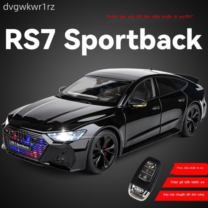 (HÀNG HOT) Phiên bản điều khiển từ xa 1:18 chính hãng Audi RS7 xe hợp kim bắt chước xe thật bộ sưu