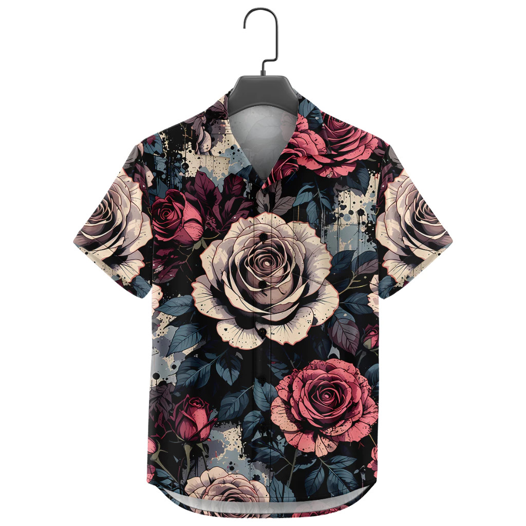 Dowear áo sơ mi Kekinian Motif nam nữ xu hướng Jumbo XS-3XL mới nhất 856 MIRANDA ROSE