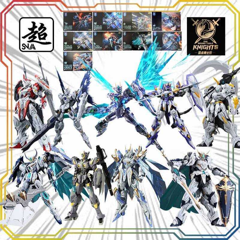 SNAA Round Table Knights Series Steel Sickle Kai Assembled Handmade Toy Model Collection Decoration 