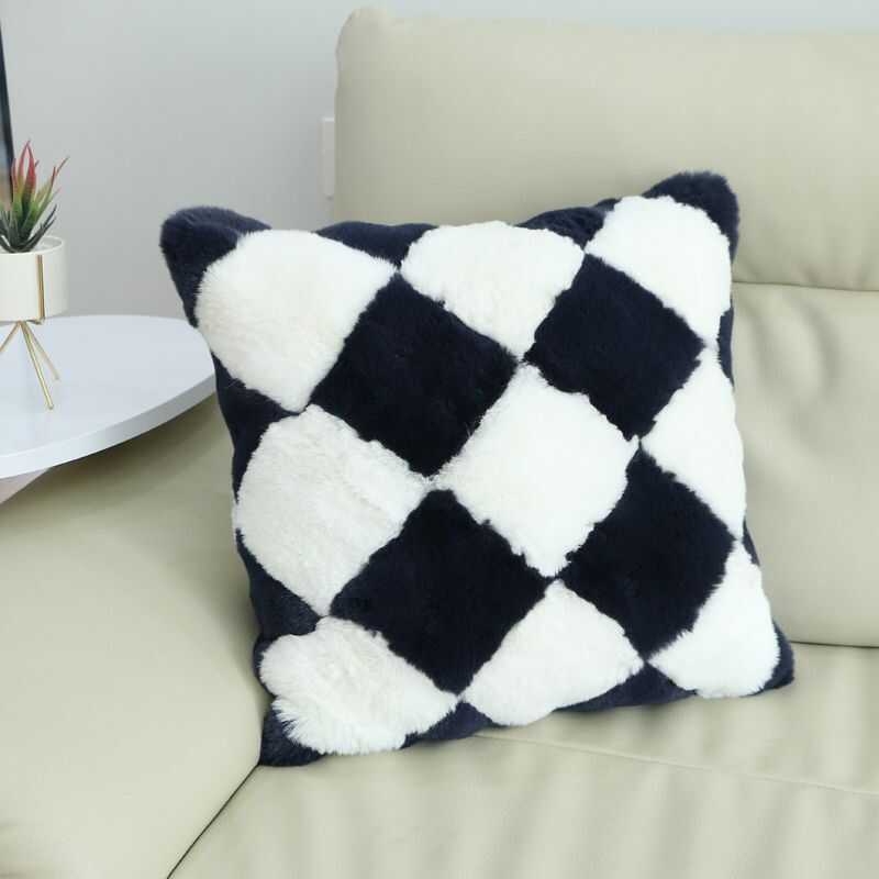 Gối ôm nhung hai mặt, đệm ghế sofa, tựa lưng đầu giường, có thể tháo rời và giặt được, vỏ gối không 