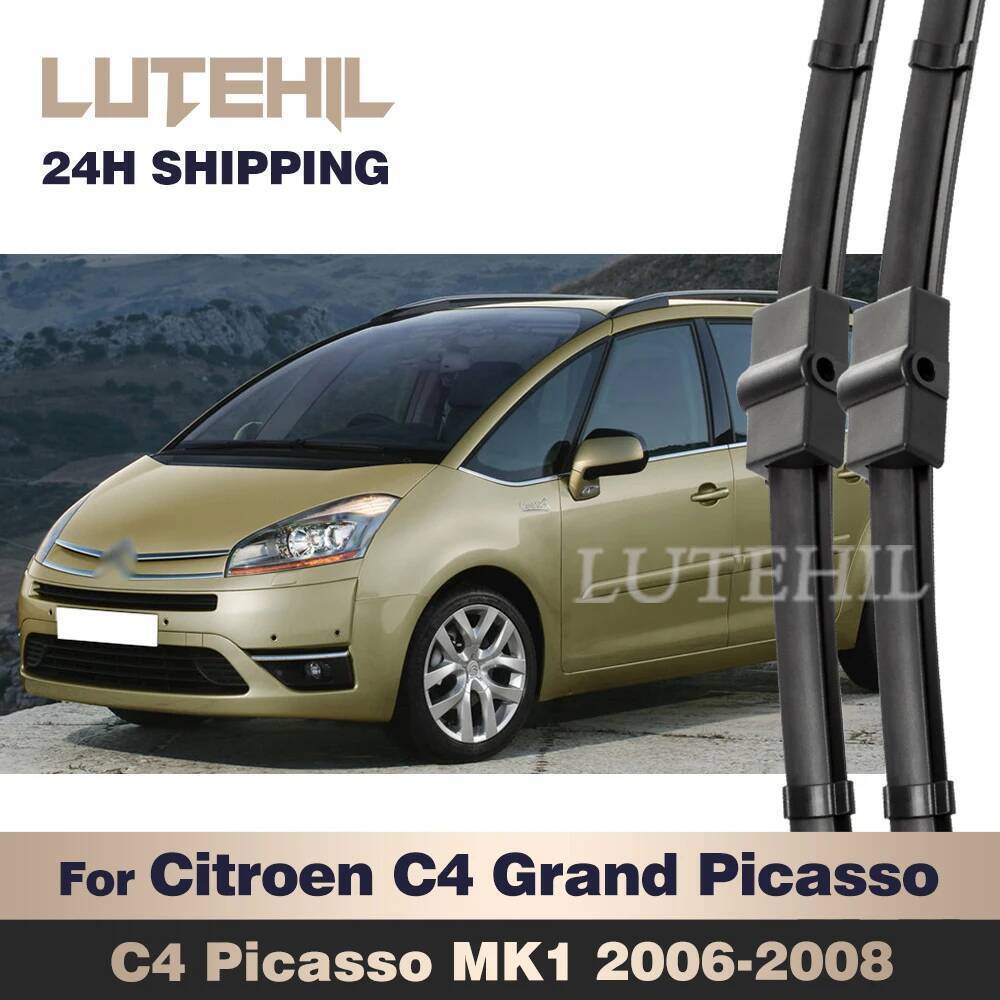 Cần gạt nước LUTEHIL cho Citroen C4 Grand Picasso / C4 Picasso MK1 2006-2008 Lưỡi gạt nước phía trướ