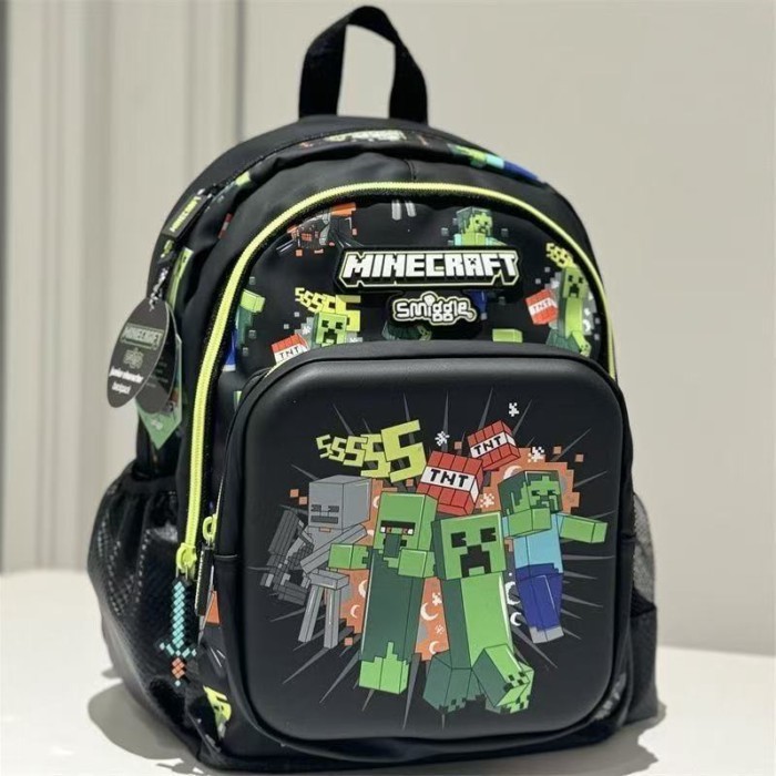 Ba lô đi học smiggle của Úc học sinh tiểu học và trung học hoạt hình ba lô sức chứa lớn ba lô túi g