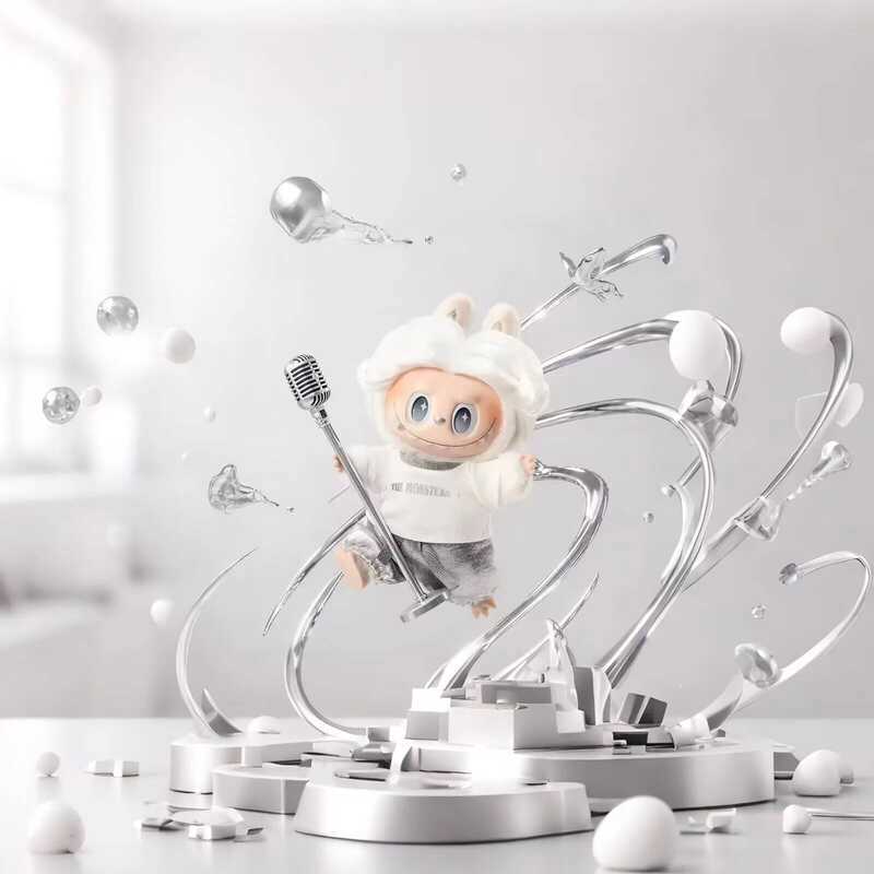 POPMART LABUBU Monsters Hair Salon Series Vinyl Plush Pendant Blind Box - Mystery Action Figure Toy
