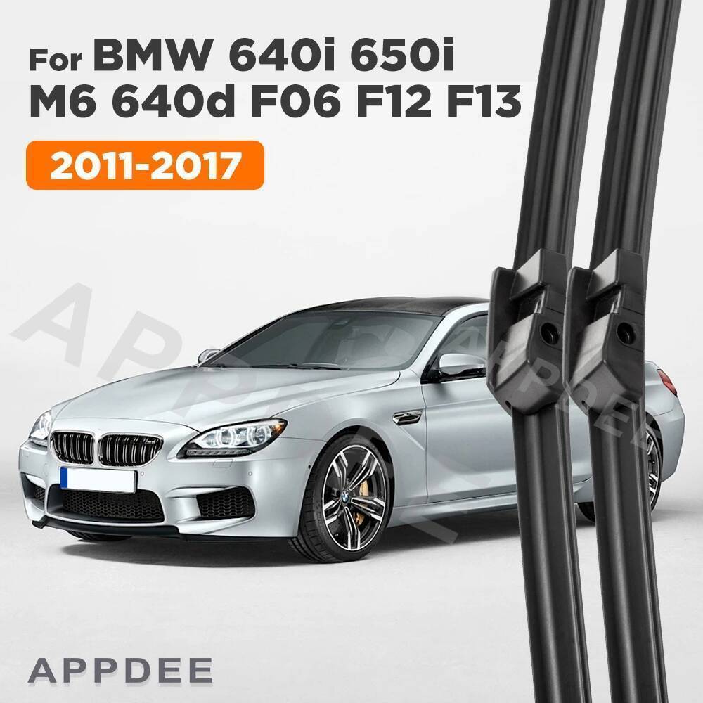 APPDEE Cho Xe BMW 640i 650i M6 640d F06 F12 F13 2011-2017 2012 2013 Khăn Lau Trước Lưỡi Lau Kính Chắ