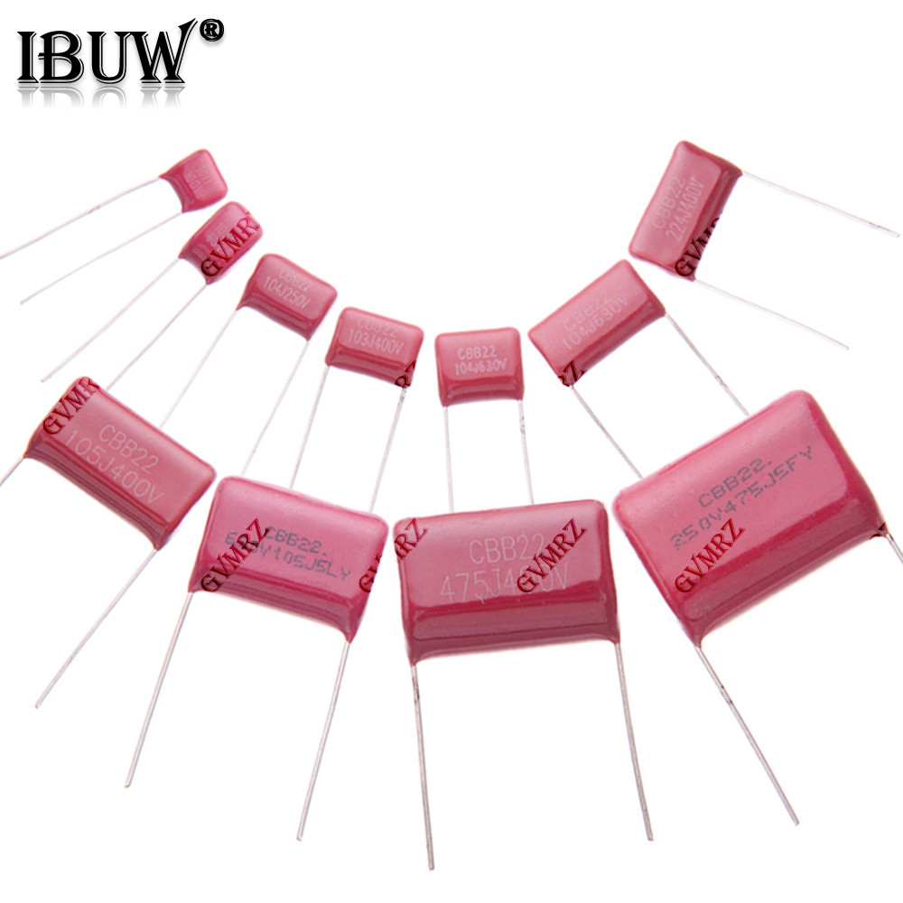 63V 100V 250V 400V 450V 630V 2000V 103J 104J 105J 155J 223J 224J CBB Polypropylen Tụ điện 225J 334J 