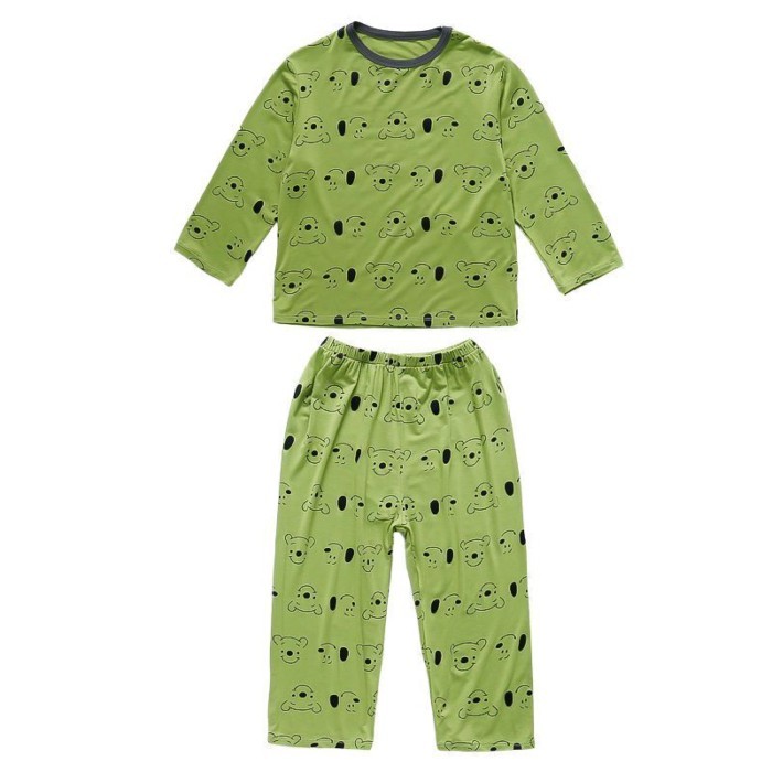 Boys Pajamas Set New Delong Cartoon Bear Long Sleeve Little Boy Baby Home Clothing Set