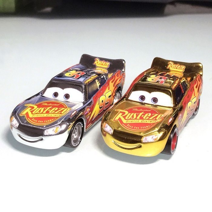 Đua Xe Ô Tô Ô Tô 3 Mạ Vàng McQueen Hợp Kim Xe Ô Tô Mô Hình Đồ Chơi Trẻ Em Xe McQueen