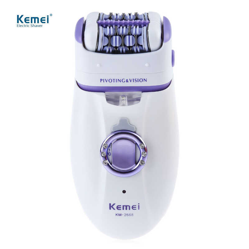 Máy cạo râu nữ KEMEI KEMEI Máy cạo râu 2 trong 1 KM-2668 Máy cạo râu dy