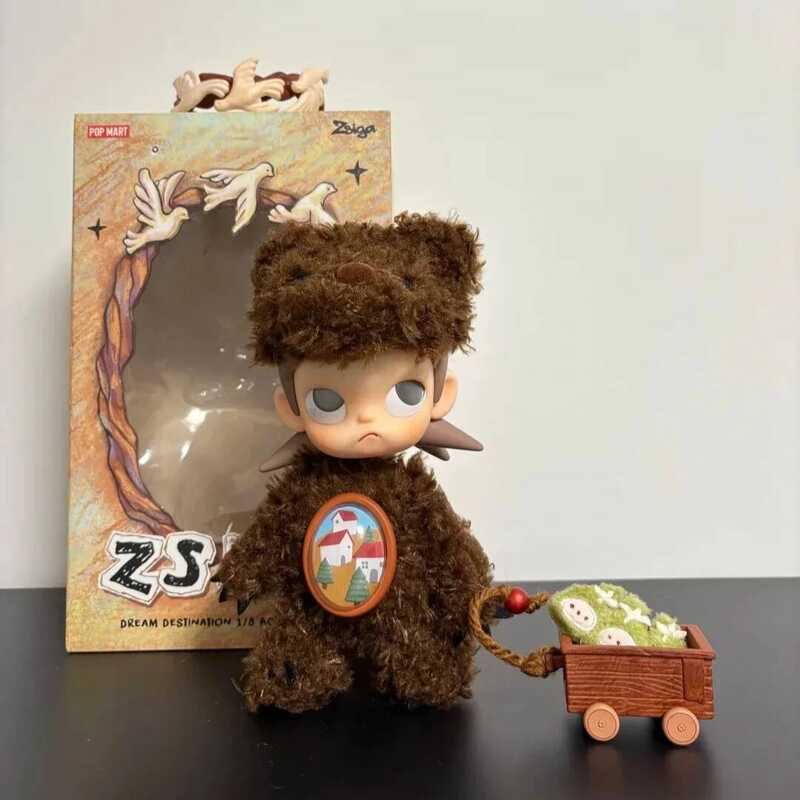 POPMART   Zsiga Desirable 1/8 Action Figure Trendy Doll Cute and Interesting Toy Surprise Collection