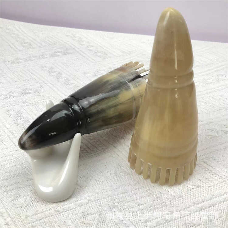 Fuzhou Sừng Lược Răng Mịn Thô Răng Dầu Gội Lược Massage Dài Lược Trị Liệu Tóc Lược Tendon Dính Cạo B