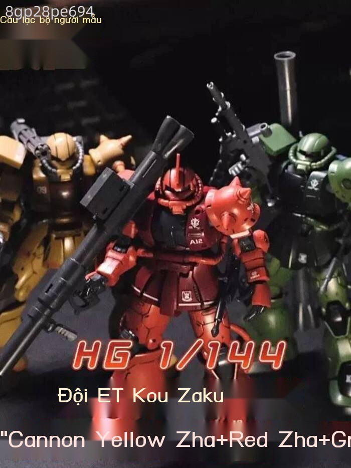 [SIÊU HOT 2026] Công ty JMS Model - Mô hình lắp ráp Gundam GTO White Zaku HG 1/144, Green Red Zaku,