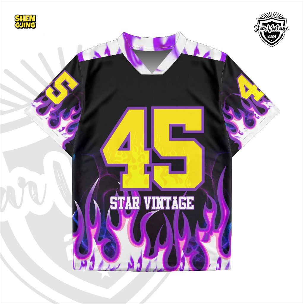Áo Jersey Star Vintage Số 45 / Vintage / Bola / NFL Jersey Dạo Phố