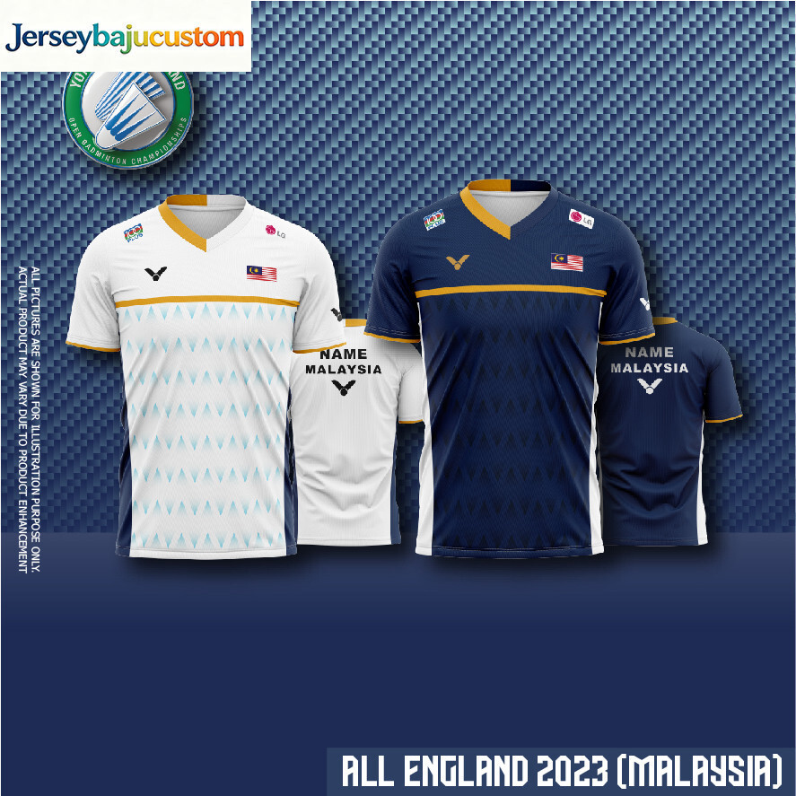 BADMINTON JERSEY MALAYSIA ALL ENGLAND 2026, ÁO THUN BADMINTON MALAYSIA 2026