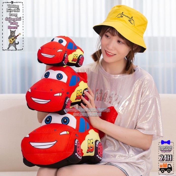 Cool 95 mô phỏng xe McQueen đồ chơi sang trọng trẻ em đồ chơi xe hơi McQueen flash McQueen đồ chơi
