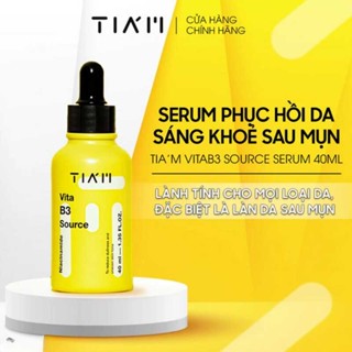 Serum Dưỡng Sáng, Phục Hồi Da Niacinamide 10%, Arbutine 2% - Tia'm Vita B3 Source 40ml,Dưỡng ẩm