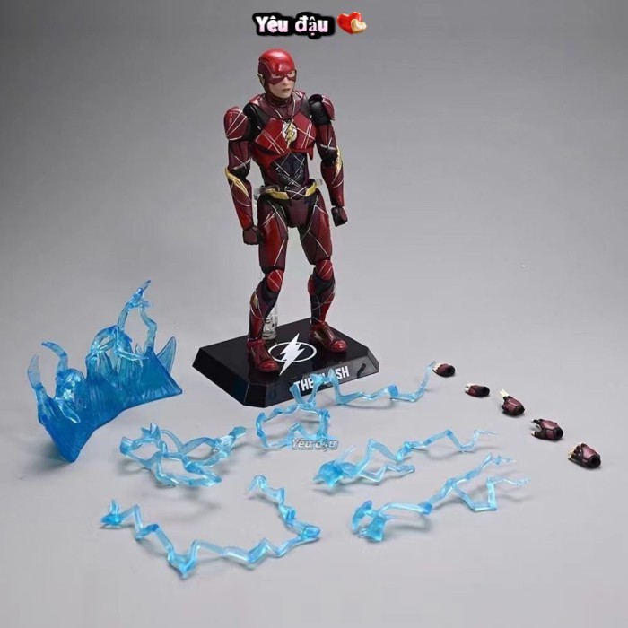 Justice League Flash Aquaman Batman Superman mô hình di chuyển hình đồ trang trí chất lượng cao với