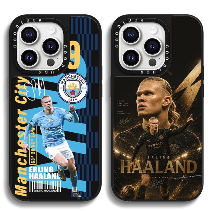HAALAND World Cup Haaland Vỏ Điện Thoại Di Động Thích Hợp Cho Apple 16pro Na Uy Phone17Promax Bóng Đ
