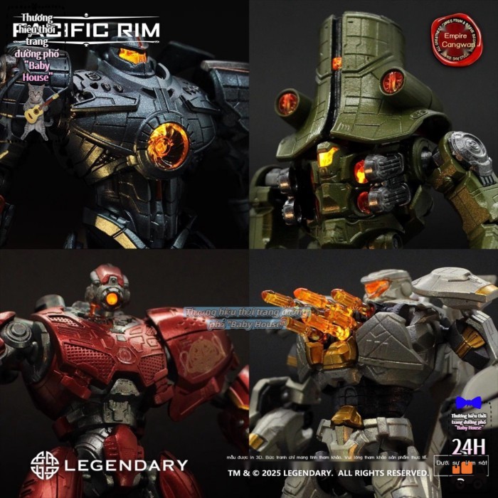 Imperial Sky Pacific Rim Eureka Raider Cherno Alpha Mô hình lắp ráp Mecha