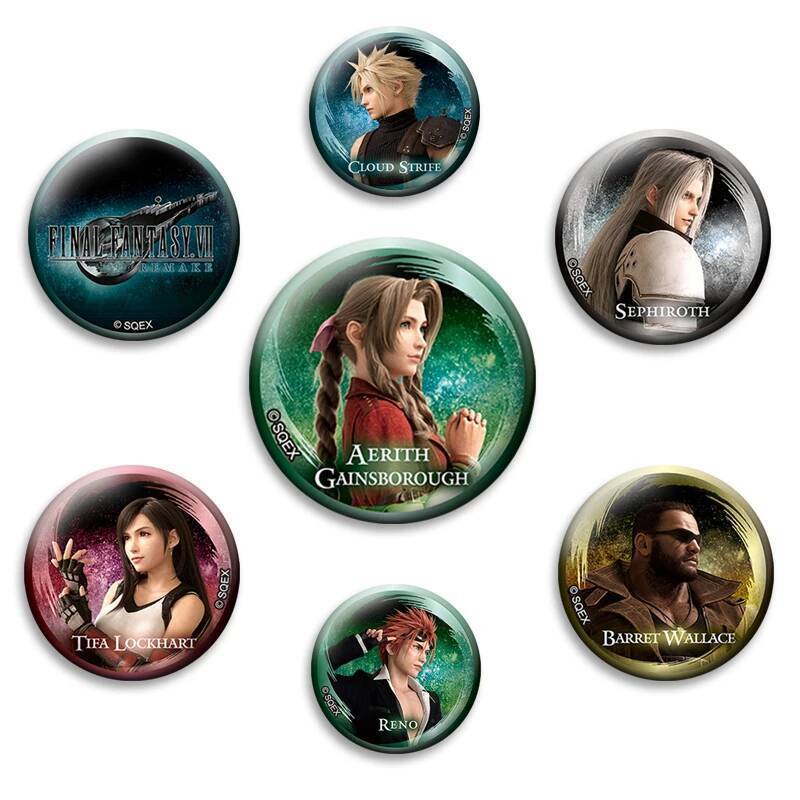 Final Fantasy VII FF7 ​​Trò Chơi Thổ Cẩm Đám Mây Strife Aerith Tifa Lockhart Sephiroth Reno Tseng Vò