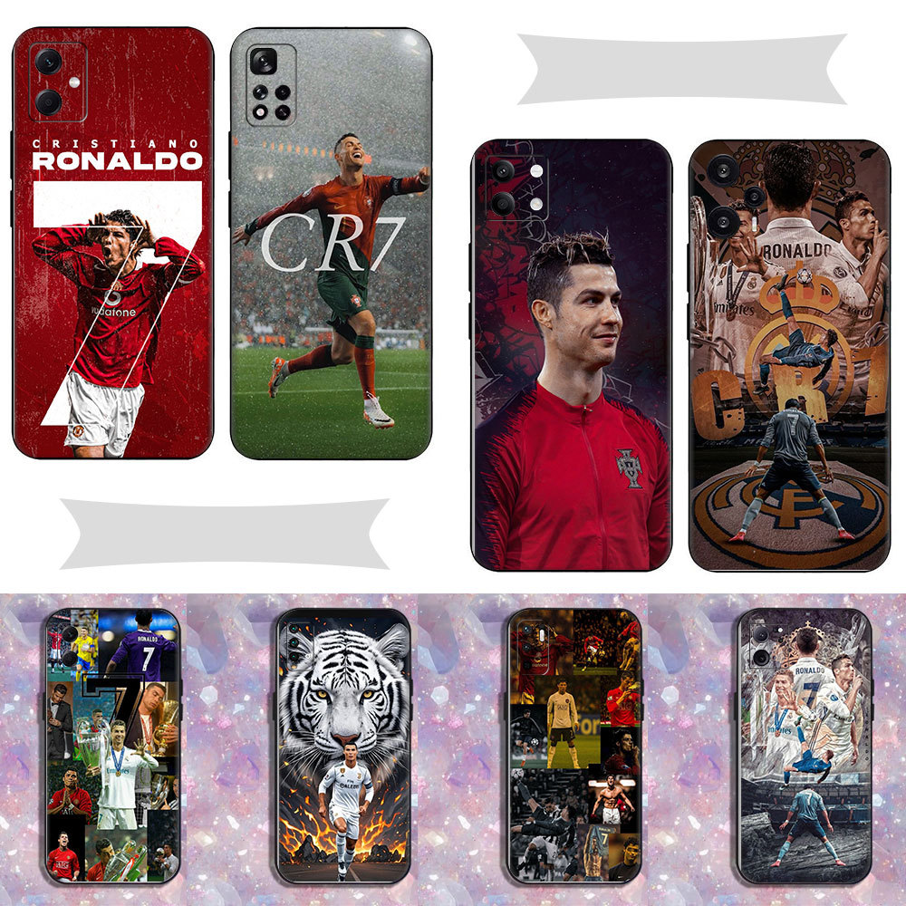 CR7 Cristiano Ronaldo FC star  FC3 cho Xiaomi Poco F3 M3 Pro X3 NFC GT F4 X4 C40 Vỏ bảo vệ điện thoạ