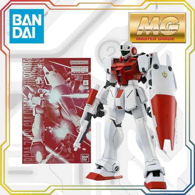 BANDAI MG 1/100 Mobile Suit Gundam 0080 GM Command Space Type Gunpla Anime Action Figure Assembly To