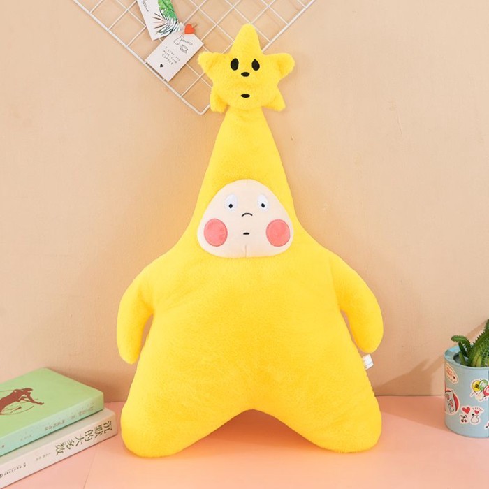 Dễ thương Star Moon People Gối Đồ chơi sang trọng Đệm