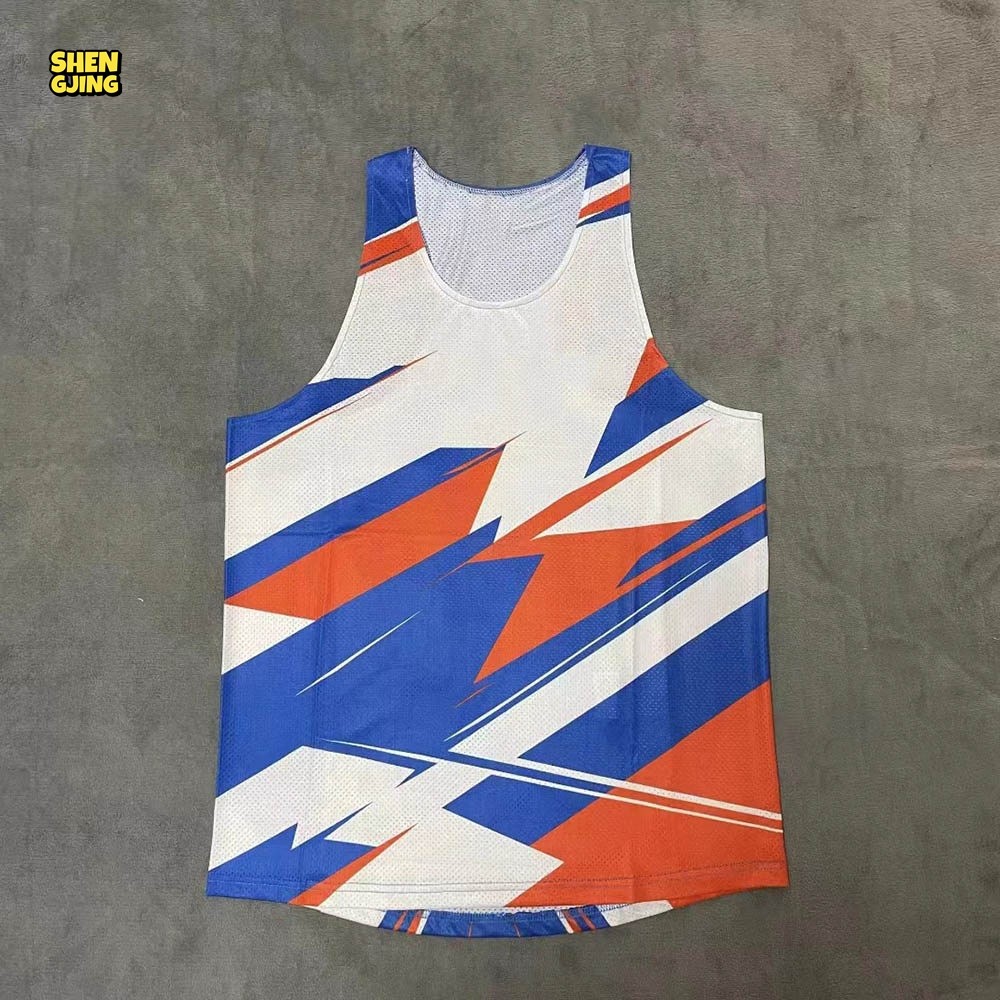 SJ-Athletics Tank Top Nam Chạy Singlet Top Không Tay Singlet Co Giãn Thể Thao Chạy Bộ Tập Gym