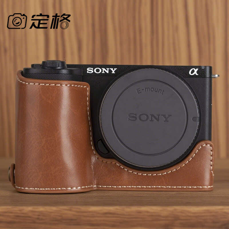 Thích hợp cho máy ảnh Sony ZV-E10 zve10 Túi đựng máy ảnh đơn Micro chống mài mòn Vỏ da đế chống trầy