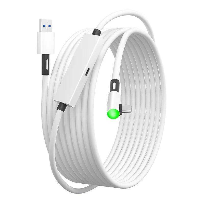 Cáp sạc nhanh L Type A sang C cho phụ kiện Oculus Quest 3S 3 2 / PICO Neo 3 / PICO 4 VR