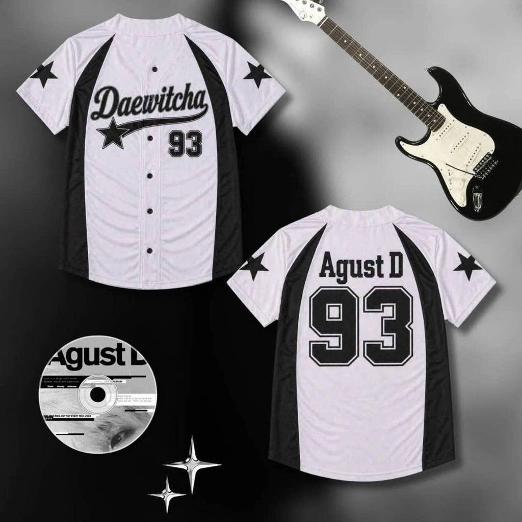 Trang phục áo sơ mi Arirang cho quân đội, áo bóng chày BTS Suga August D Daechwita AM1