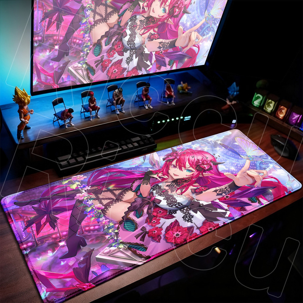 Thể Thao Điện Tử Game Thủ Bàn Phím Thảm Laptop Lớn Thảm Hololive Kawaii Girl Irys Anime Mousepad Chố