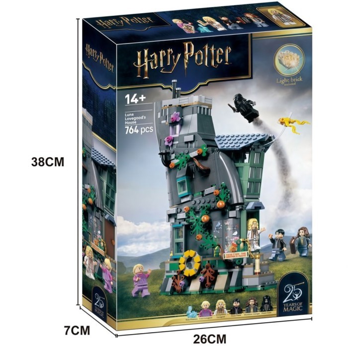 Tương thích với mô hình lắp ráp xây nhà của Lezi Bricks Luna Lovegood