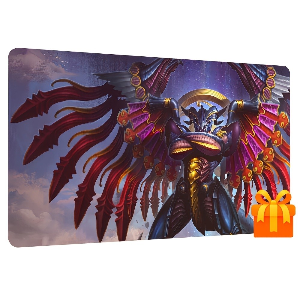 Thảm chơi Game thẻ giao dịch Triệu hồi Bahamut - Bàn di chuột cao su chống trượt Tương thích cho TCG