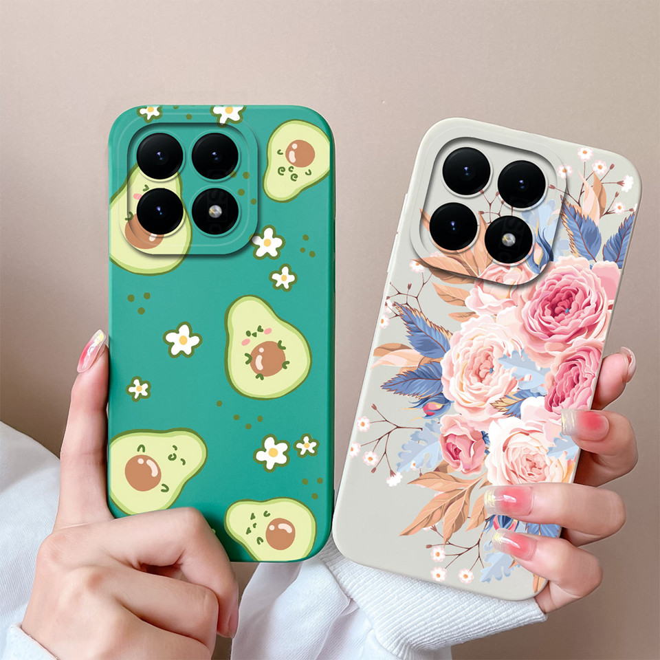 Ốp điện thoại Cho Xiaomi 15T 15T Pro Brilliant Flower Mountain Bảo Vệ Camera Bền Chống Sốc Chống Rơi