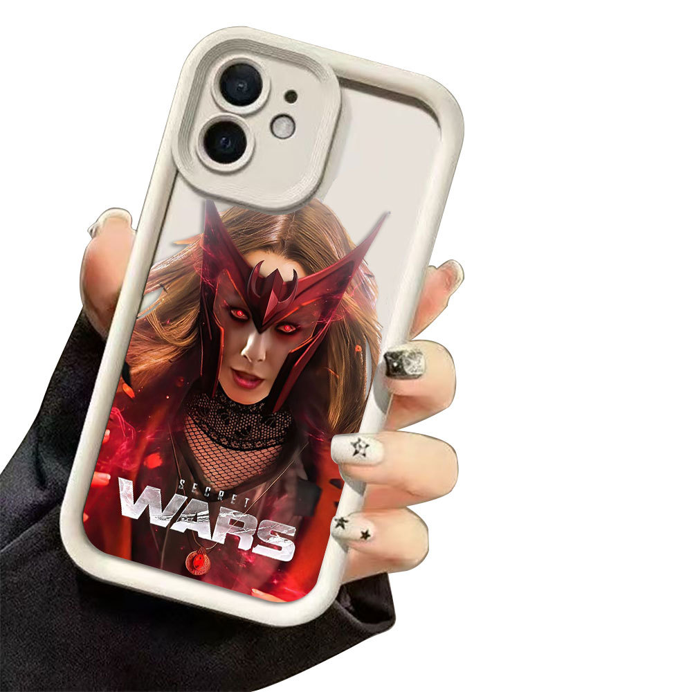 Ốp Điện Thoại Ảnh Tùy Chỉnh Marvel Wanda Scarlet Witch Cho Samsung Galaxy F06 S20 S21 S22 S23 S24 FE