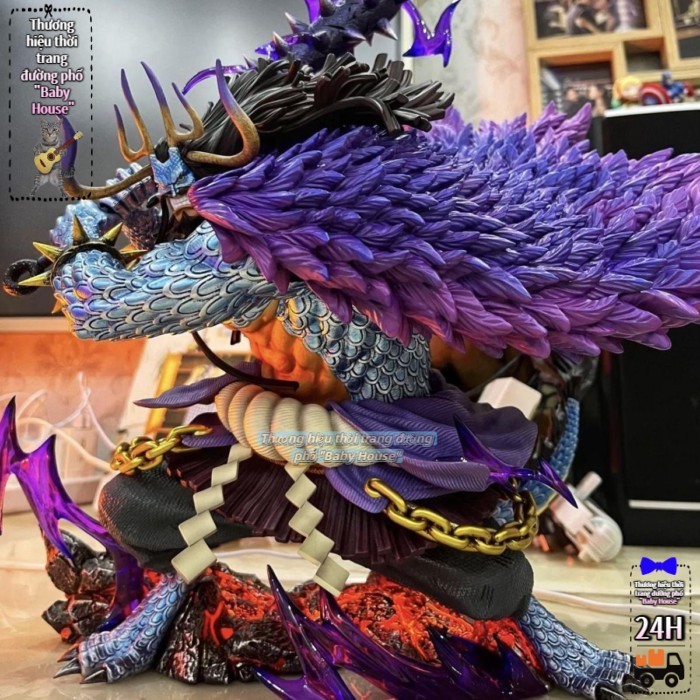 One Piece LX Overlord Kaido Orc Form Kaido GK Mẫu tay Trang trí hợp thời trang
