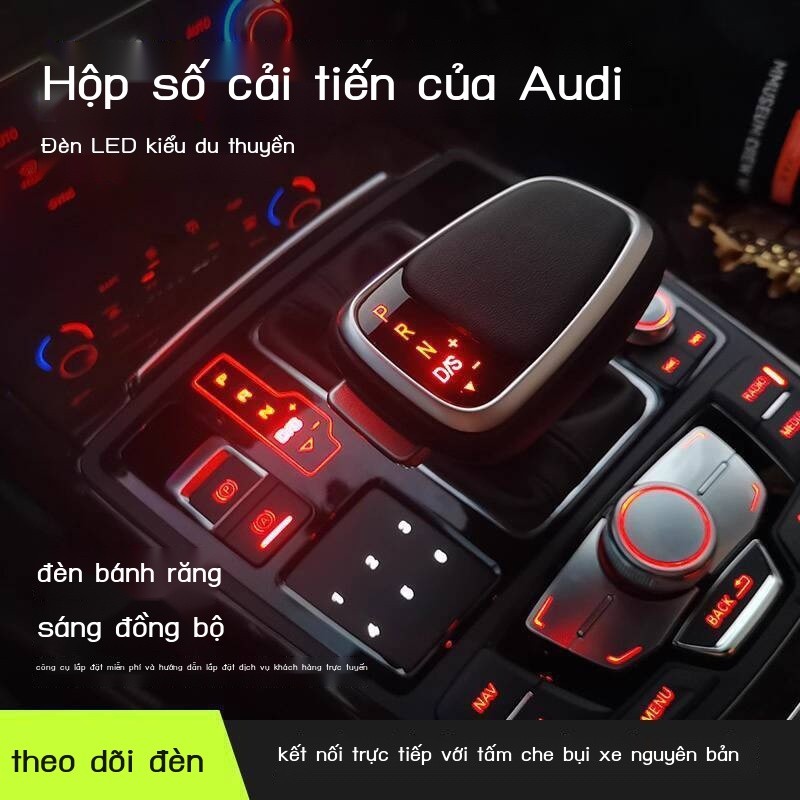 [Siêu Hot]  Phù hợp với mô hình cũ A6 LA4L Q7 A5, đầu núm số, số Audi Q5, sửa đổi tay cầm cần số.
