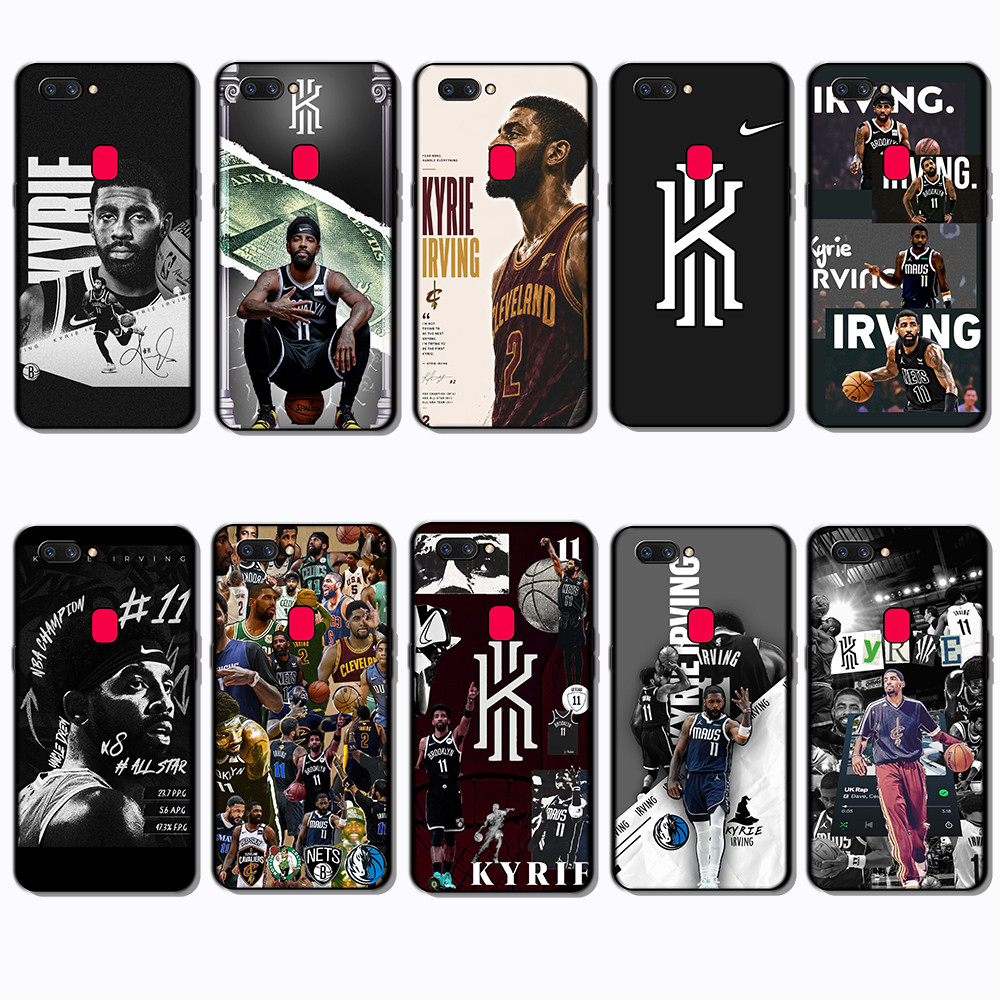 Ốp điện thoại màu đen mềm cho OPPO A1 A1K A3S A5 A5S A7 A8 A9 A11 Kyrie Irving Cover