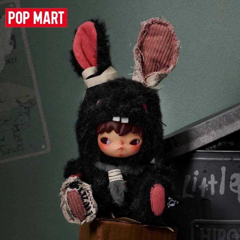 POPMART Hirono Rabbit Plush Keychain Blind Box Cute Figurine Creative Pendant Trendy Toy Surprise Gi