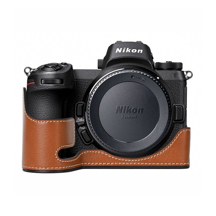 Túi đựng máy ảnh da Nikon Z5 Z6 Z6II Z5 Vỏ da máy ảnh Vỏ bảo vệ Z6