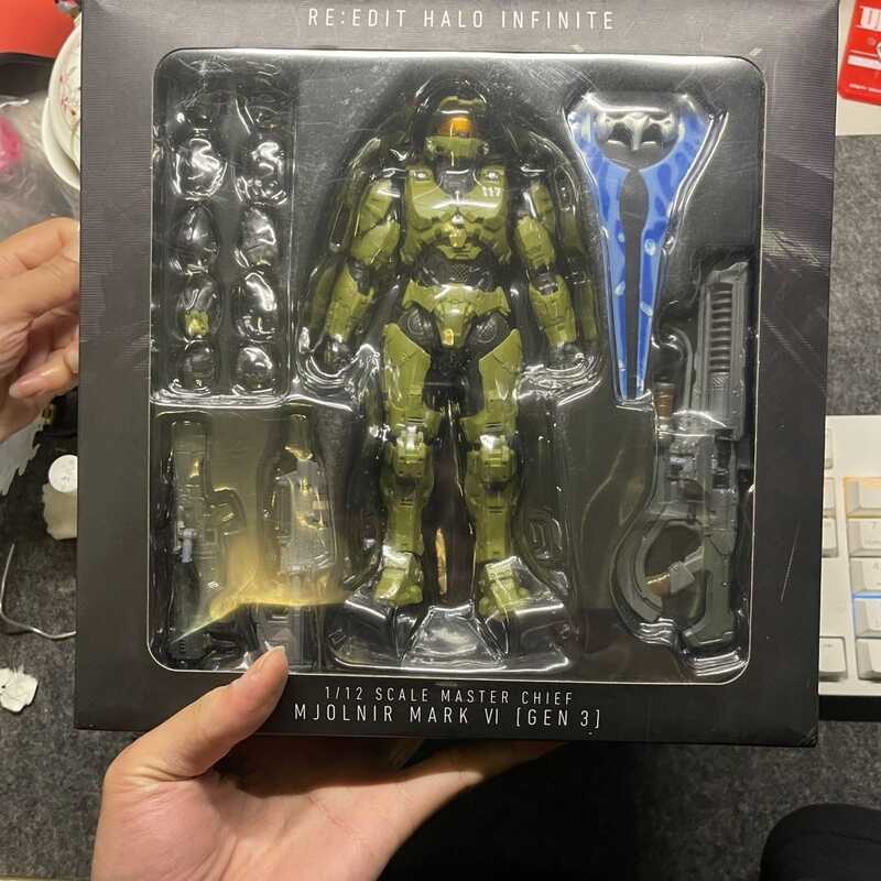 Phiên bản KO nội địa của sản phẩm game Halo 5 Halo, mô hình nhân vật hành động Infinite Master Chief