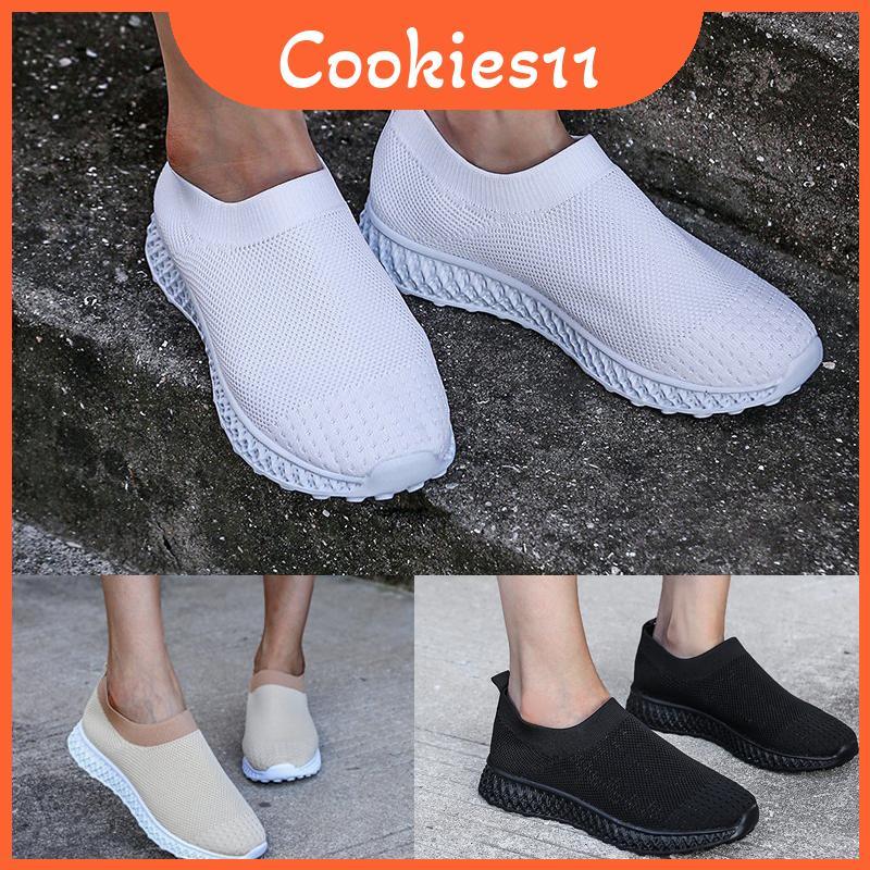 Chạy bộ hợp thời trang Huấn luyện viên nữ Giày thể thao nữ Slip On Jogging Giày thoải mái