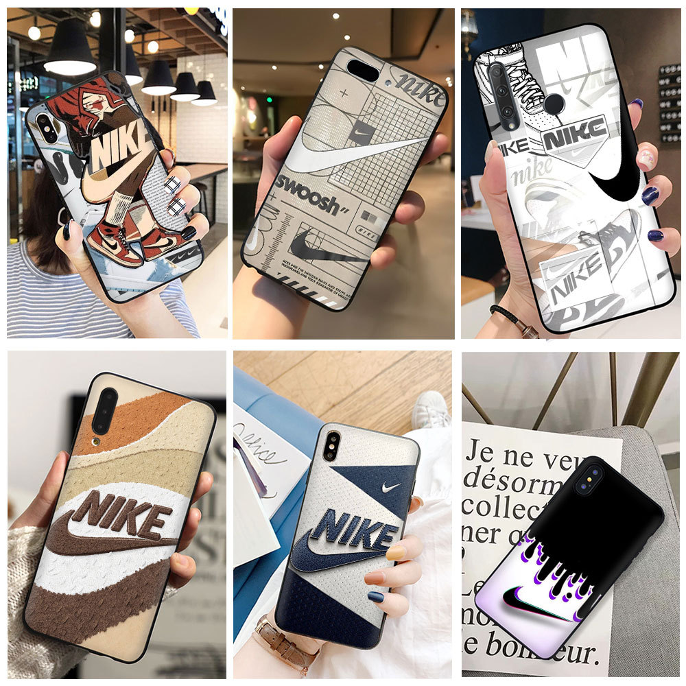 Ốp điện thoại mềm Nike cho Samsung Galaxy A06 A16 S24 Fe S24Plus S24Ultra H107