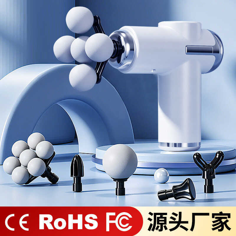 Fascia Leg Multi-Head Muscle Massager Girls Mặt nạ cổ Massage đa chức năng chuyên dụng